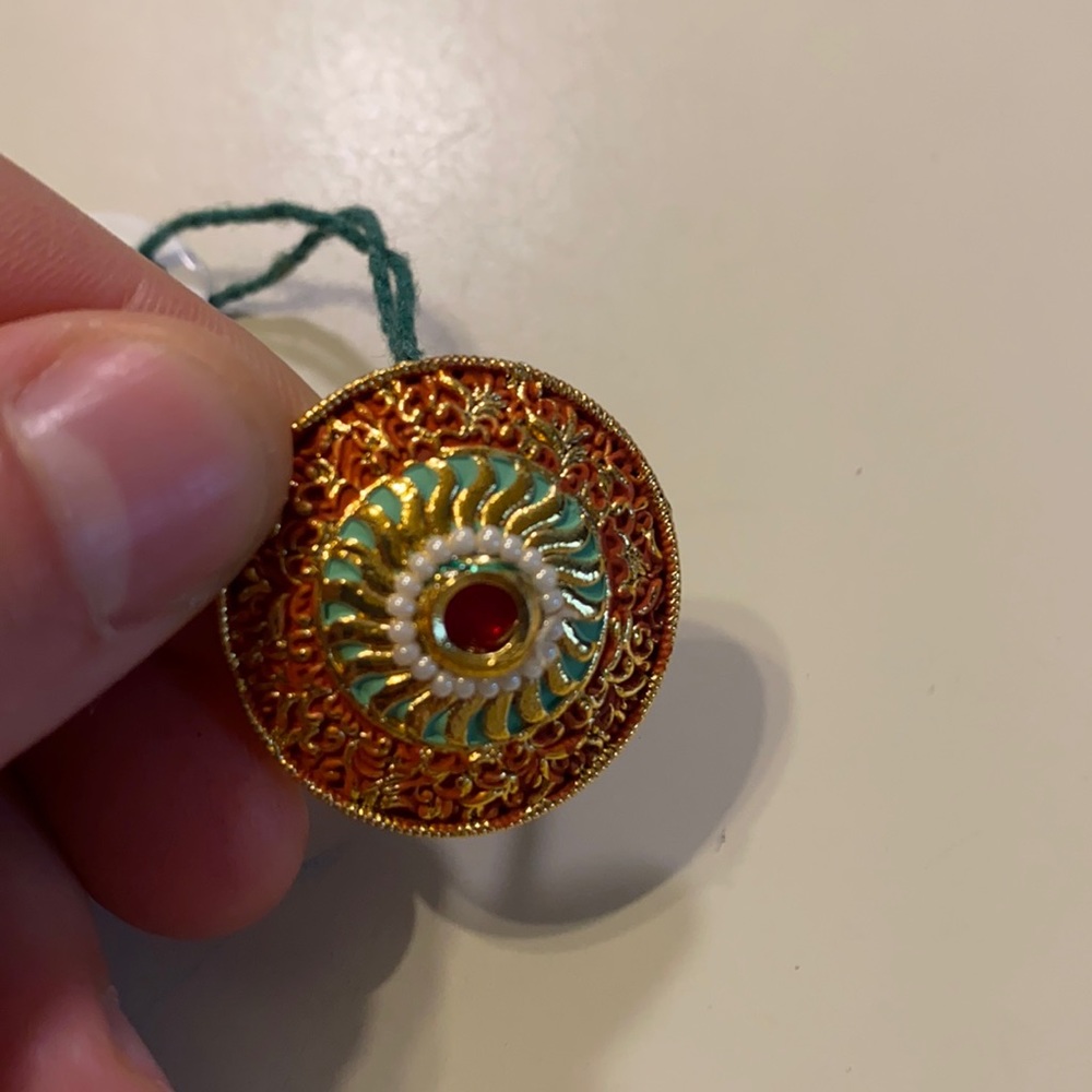 Gold colored ring